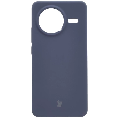 Silikonowe etui Bizon Soft Case do Xiaomi POCO F7 Pro, ciemnoniebieskie