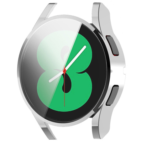 Etui Bizon Case Watch Felipe do Galaxy Watch FE / Watch 4 40 mm, srebrne