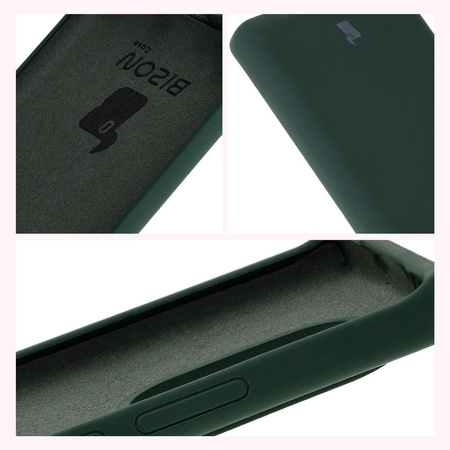 Silikonowe etui Bizon Soft Case do Realme GT 6 / 6T / Neo 6 / Neo 6 SE, ciemnozielone