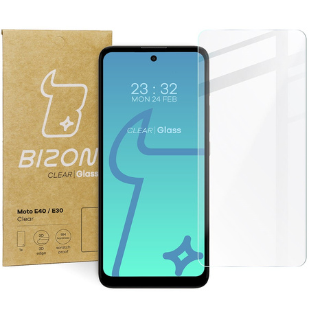Szkło hartowane Bizon Glass Clear do Motorola Moto E40 / E30