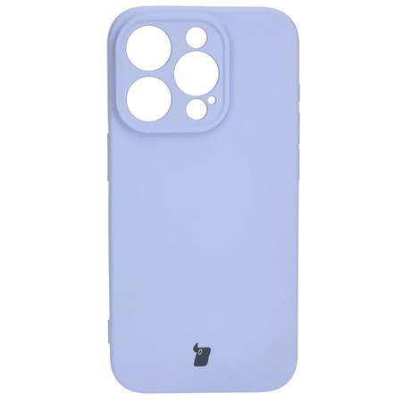 Etui Bizon Case Silicone do iPhone 15 Pro, jasnofioletowe