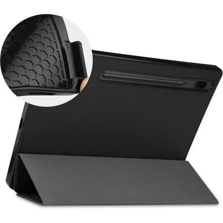 Etui Bizon Case Tab Lizard do Samsung Galaxy Tab S8 Plus / S7 Plus, czarne