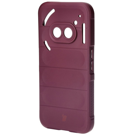 Pancerne etui Bizon Case Tur do Nothing Phone (2a) / (2a) Plus, ciemnofioletowe