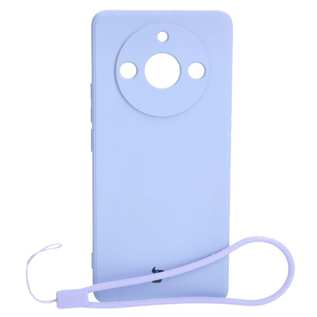 Etui Bizon Case Silicone Sq do Realme 11 Pro / 11 Pro+, jasnofioletowe