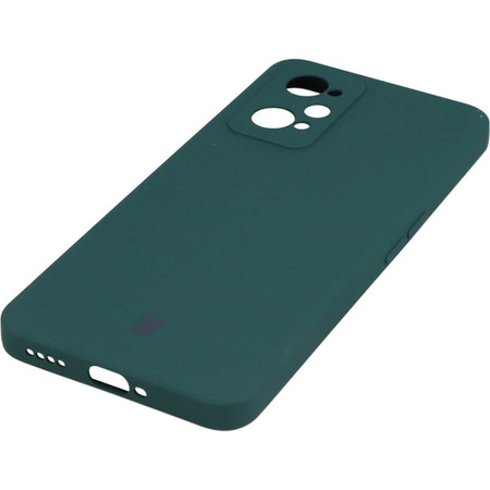 Etui Bizon Case Silicone do Realme GT 2 / GT Neo 2 / GT Neo 3T, ciemnozielone