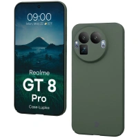 Etui Bizon Case Łupka do Realme GT 8 Pro, zielone