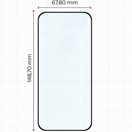 Szkło hartowane Bizon Glass Edge Duo do Google Pixel 10 / 10 Pro / 9 / 9 Pro, czarna ramka, 2 sztuki