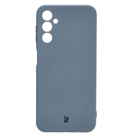 Etui Bizon Case Silicone do Galaxy A14 4G/5G, szare