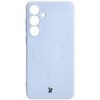 Etui Bizon Case Silicone Magnetic Sq do Galaxy S24 Plus, jasnofioletowe