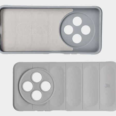 Pancerne etui Bizon Case Tur do Xiaomi Redmi 14C 4G / POCO C75, jasnoszare