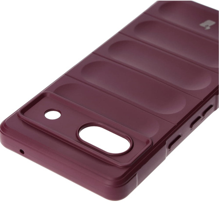 Pancerne etui Bizon Case Tur do Google Pixel 7A, burgundowe