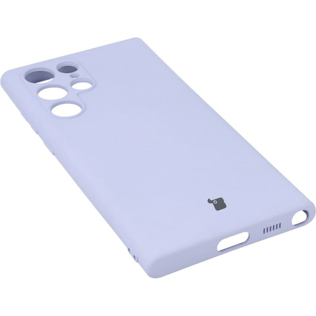 Etui Bizon Case Silicone do Galaxy S22 Ultra, fioletowe