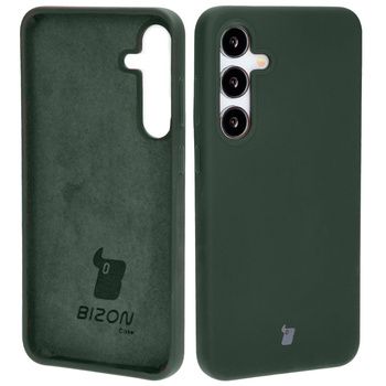 Silikonowe etui Bizon Soft Case do Galaxy S24 Plus, ciemnozielone