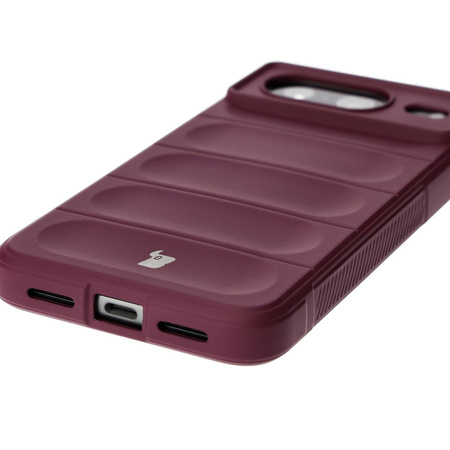 Pancerne etui Bizon Case Tur do Google Pixel 8, burgundowe