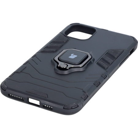 Etui Bizon Case Armor Ring do iPhone 11 Pro Max, czarne