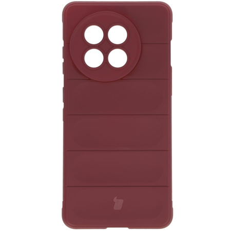 Pancerne etui Bizon Case Tur do OnePlus 13R, burgundowe