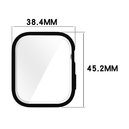 Etui Bizon Case Watch Felipe do Huawei Watch Fit 3, czarne