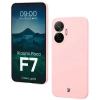 Etui Bizon Case Łupka do Xiaomi POCO F7, różowe