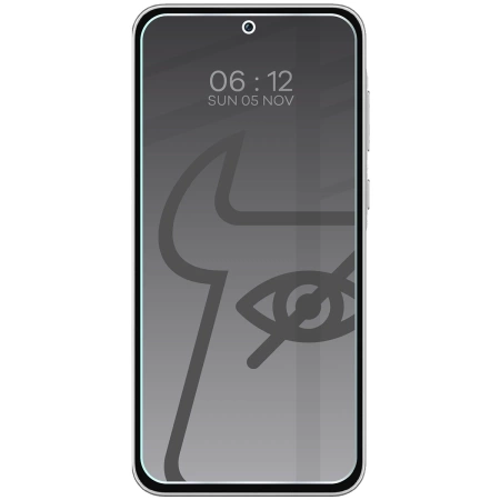 Prywatyzujące szkło hartowane Bizon Glass Clear Shadow Duo do Galaxy M35 5G / A35 5G / A55 5G, przyciemniane, 2 sztuki