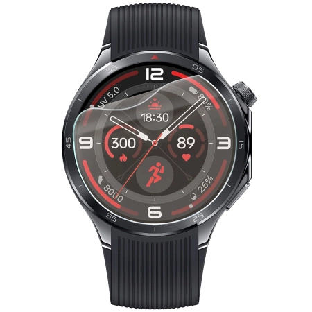 Folia matowa Bizon Glass Watch Film Sun Duo do OnePlus Watch 3, 2 sztuki