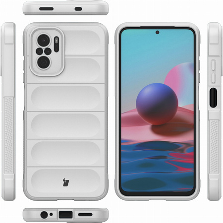 Pancerne etui Bizon Case Tur do Xiaomi Poco M5s / Xiaomi Redmi Note 10 / 10s, białe
