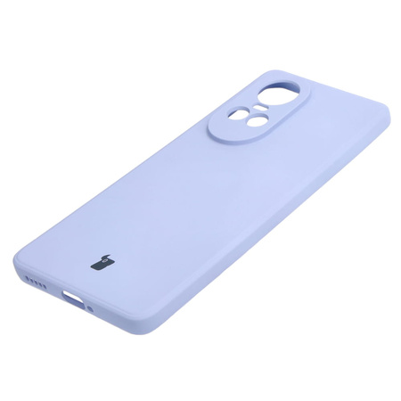 Etui Bizon Case Silicone Sq do Oppo Reno 10 Pro 5G, jasnofioletowe