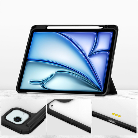 Etui Bizon Case Tab Clear Matt do iPad Air 13" 2025 / 2024, czarne