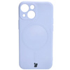 Etui Bizon Case Silicone Magnetic Sq do Apple iPhone 13 Mini, jasnofioletowe