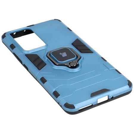 Etui Bizon Case Armor Ring do Xiaomi 12 Pro, niebieskie