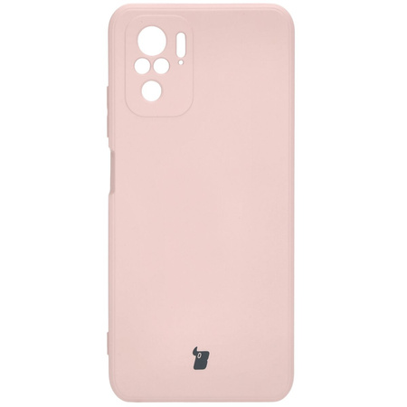 Etui Bizon Case Silicone Sq do Xiaomi Poco M5S / Redmi Note 10/10S, jasnoróżowe