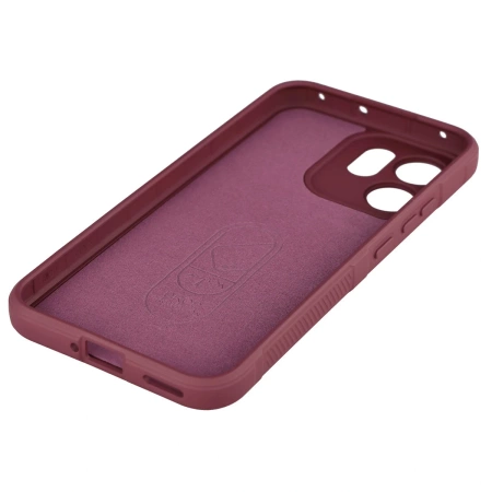 Pancerne etui Bizon Case Tur do Oppo Reno 14 F / 14 FS, burgundowe