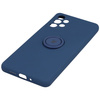 Etui Bizon Case Silicone Ring do Galaxy A73 5G, granatowe