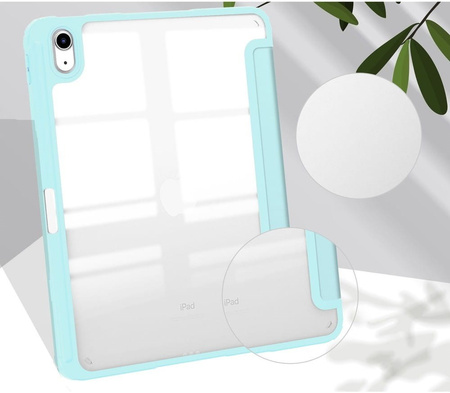 Etui Bizon Case Tab Clear Matt do Apple iPad 10 10.9 2022, błękitne