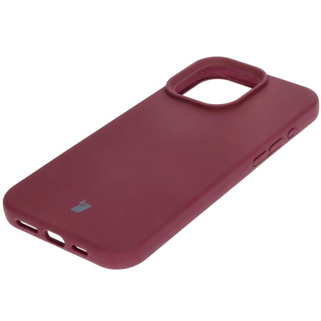 Silikonowe etui Bizon Soft Case do iPhone 16 Pro Max, ciemnofioletowe