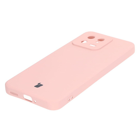 Etui Bizon Case Silicone Sq do Xiaomi 13, jasnoróżowe