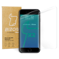 Folia hydrożelowa na ekran Bizon Glass Hydrogel Front Duo do iPhone SE 2022/2020/ 8/ 7, 2 sztuki
