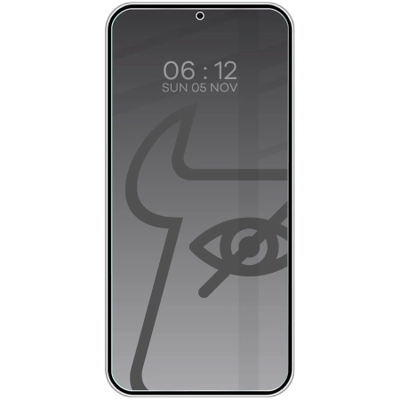 Prywatyzujące szkło hartowane Bizon Glass Clear Shadow do Samsung Galaxy S25 / S24, przyciemniane