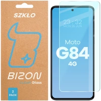 Szkło hartowane Bizon Glass Clear Duo do Motorola Moto G84 5G, 2 sztuki