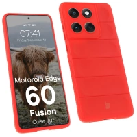 Pancerne etui Bizon Case Tur do Motorola Edge 60 / 60 Fusion, czerwone