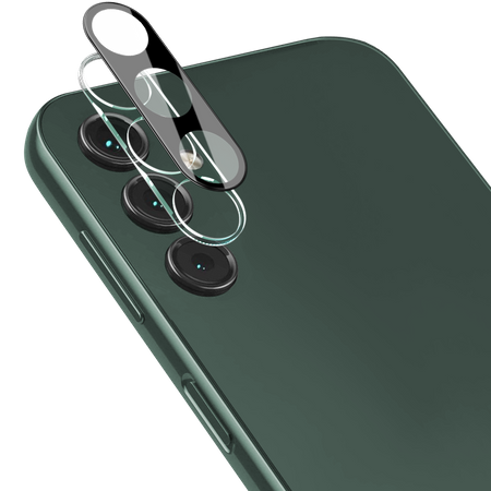 Szkło na aparat Bizon Glass Silk Lens do Galaxy A14 4G/5G, A34 5G, M14, 2 sztuki