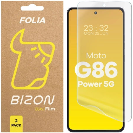 Folia matowa Bizon Glass Film Sun Duo do Motorola Moto G86 Power 5G, 2 sztuki
