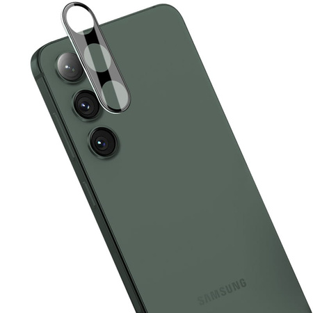 Szkło na aparat Bizon Glass Silk Lens do Galaxy S24, 2 sztuki