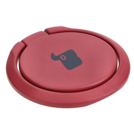 Uchwyt na palec Bizon Accessories Ring Turtle uniwersalny, różowe