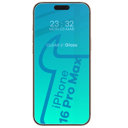 3x Szkło + szybka na aparat BIZON Clear 2 Pack do iPhone 16 Pro Max