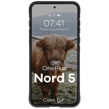 Pancerne etui Bizon Case Tur do OnePlus Nord 5, czarne