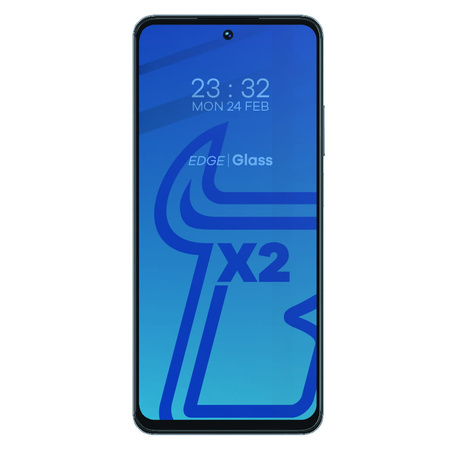 2x Szkło + szybka na aparat BIZON Edge 2 do Realme C55