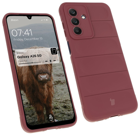 Pancerne etui Bizon Case Tur do Galaxy A26 5G, ciemnofioletowe