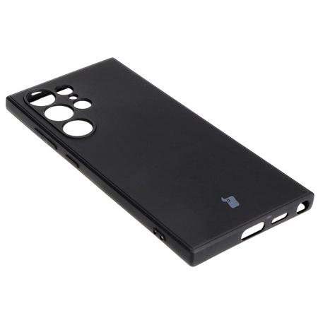 Etui Bizon Case Silicone Sq do Galaxy S24 Ultra, czarne
