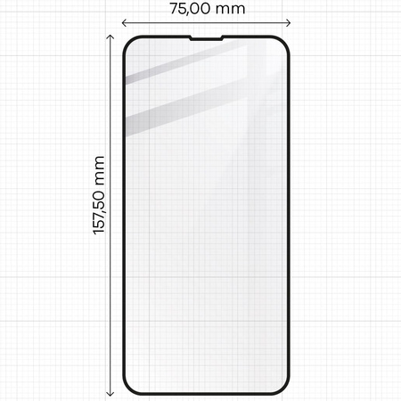 2x Szkło + szybka na aparat Bizon Edge Pack do iPhone 13 Pro Max