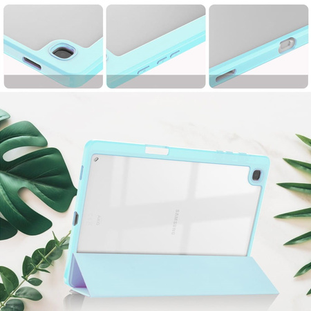 Etui Bizon Case Tab Clear Matt do Galaxy Tab S6 Lite 2024/2022/2020, błękitne